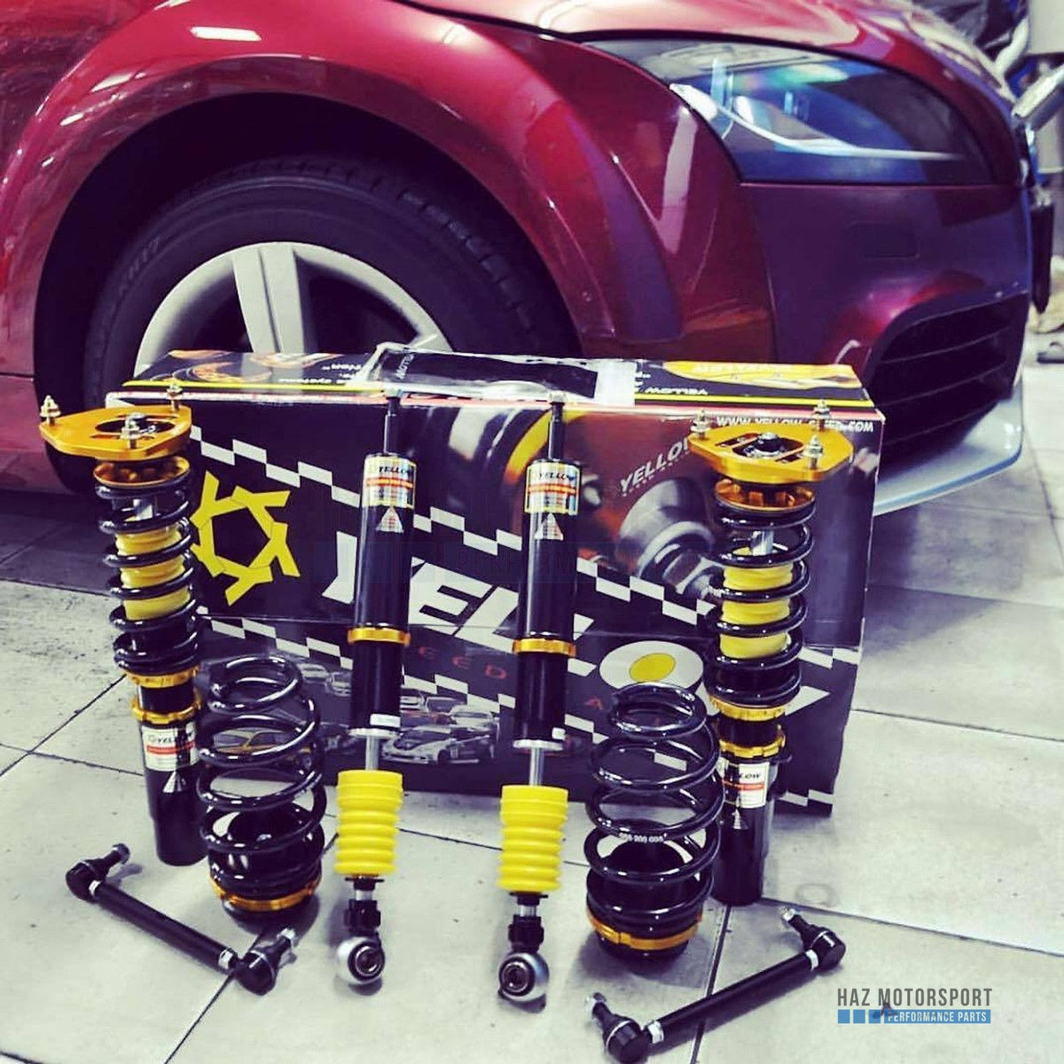 YSR Dynamic Pro Sport Coilovers - for Audi TT Quattro 8J 07-14 (YS01-AU-DPS022)
