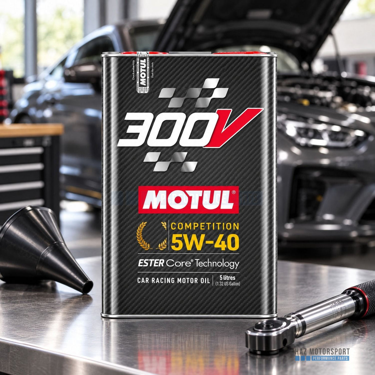 5L Motul 300V Competition 5w40 Engine Oil For VW/Audi Mercedes BMW Yaris GR Audi S1