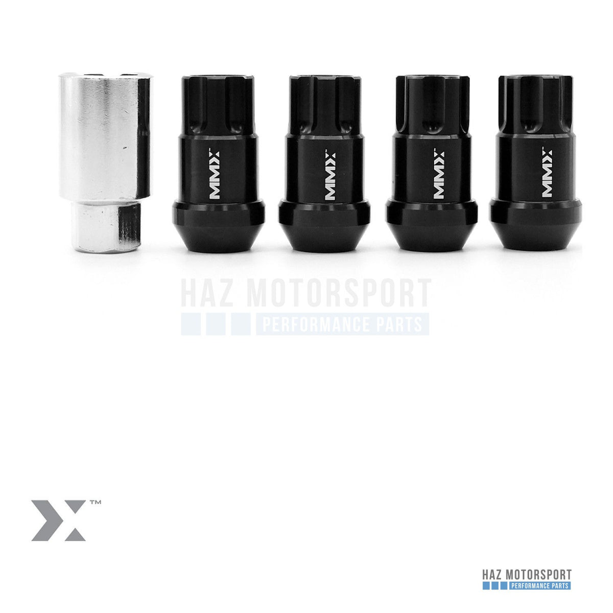 MMX Locking Wheel Nut Kit M14x1.25 Tapered Seat - For MMX Stud Kits