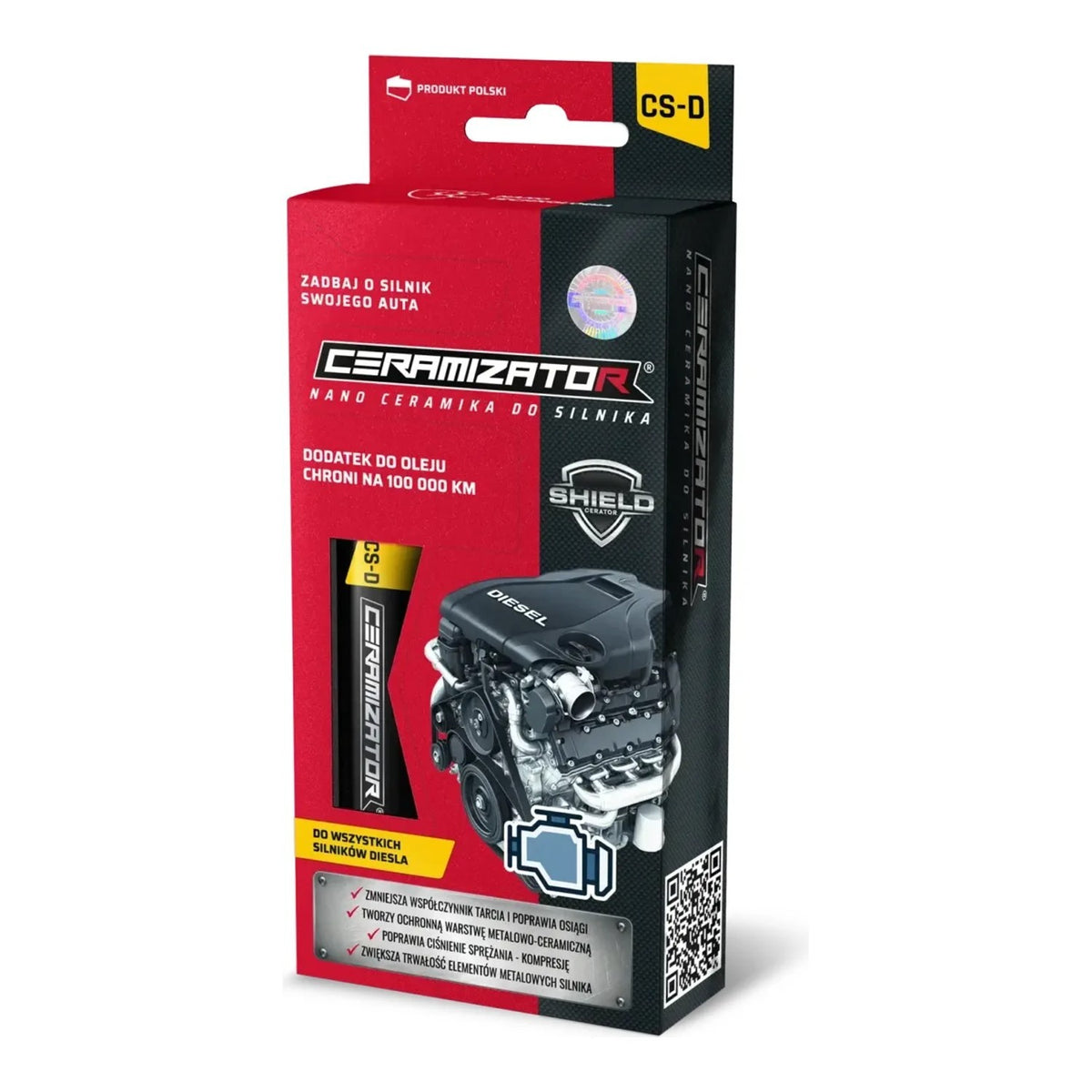 Ceramizator CS Engine Oil Additive - Nano-Ceramic Engine Treatment (Petrol CS-B / Diesel CS-D) - Diesel (CS-D)