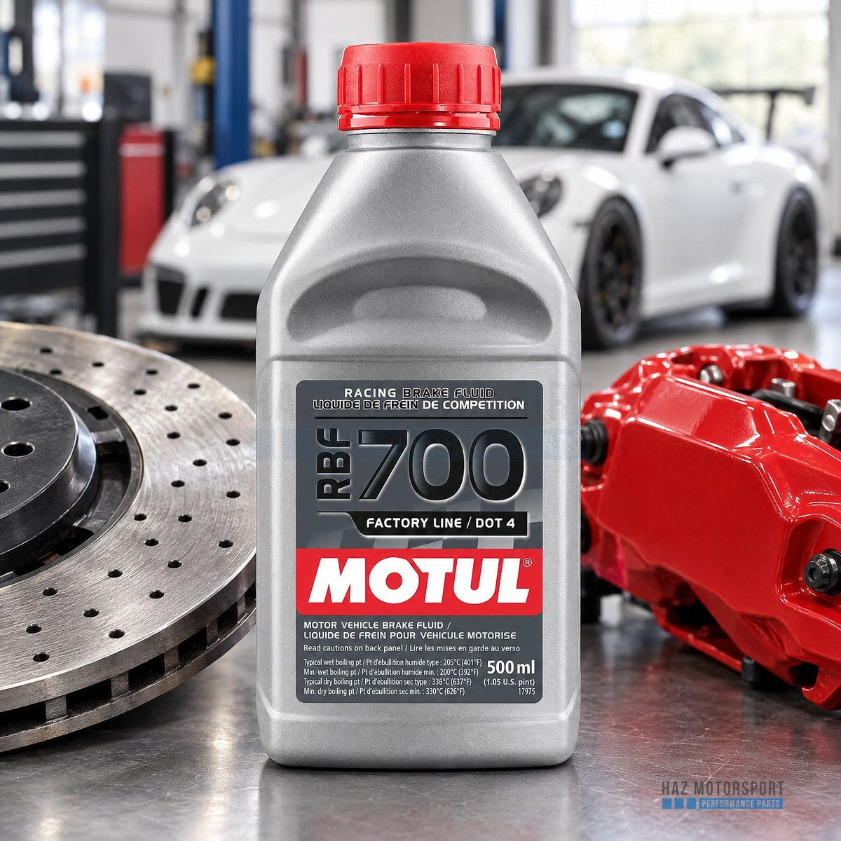 MOTUL RBF 700 Factory Line Racing Brake Fluid DOT 4 500ml 336C Boiling Point
