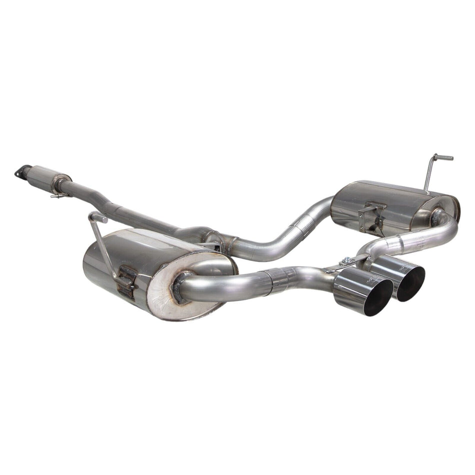 Scorpion 2.25" Resonated cat-back Exhaust Silver STW Tip Mini Cooper S R52/R53