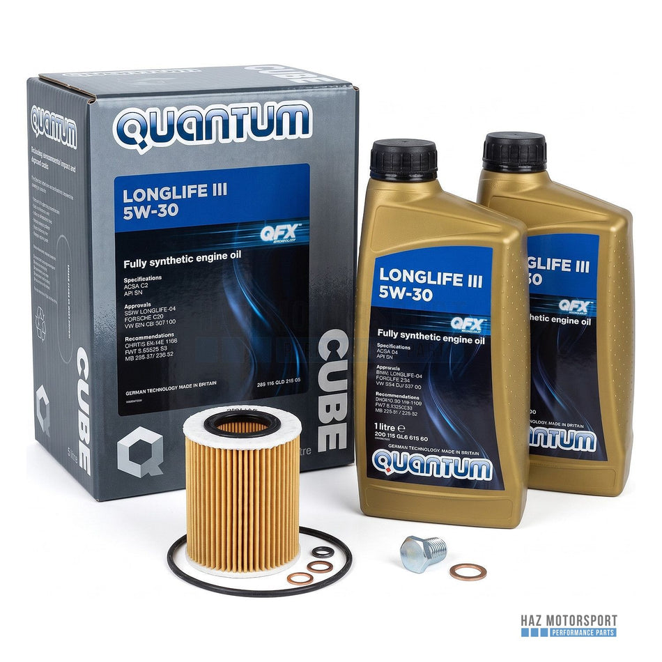 BMW N54 N55 135i 335i M135i Oil Service Kit Filter Sump Plug 7L Engine Oil