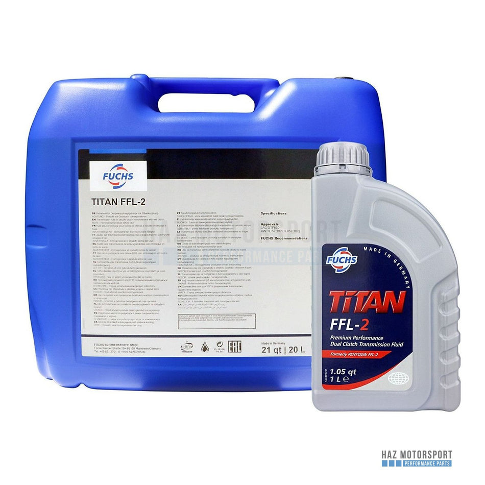 TITAN FFL-2 Dual Clutch DSG Transmission Fluid 20L FUCHS VW TL 52 182 JAC DTF630