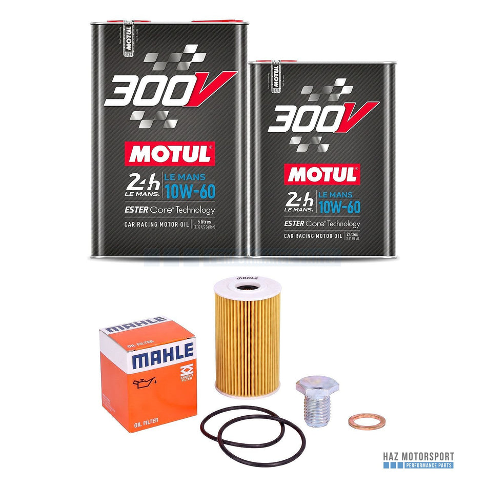 BMW E39 M5 Z8 S62 V8 Oil Service Kit Filter Sump Plug 7L Motul 300V 10W-60