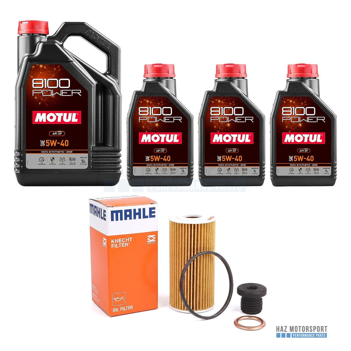 Audi RS3 8V 8Y TTRS 2.5 TFSI Oil Service Kit Filter Sump Plug Engine Oil