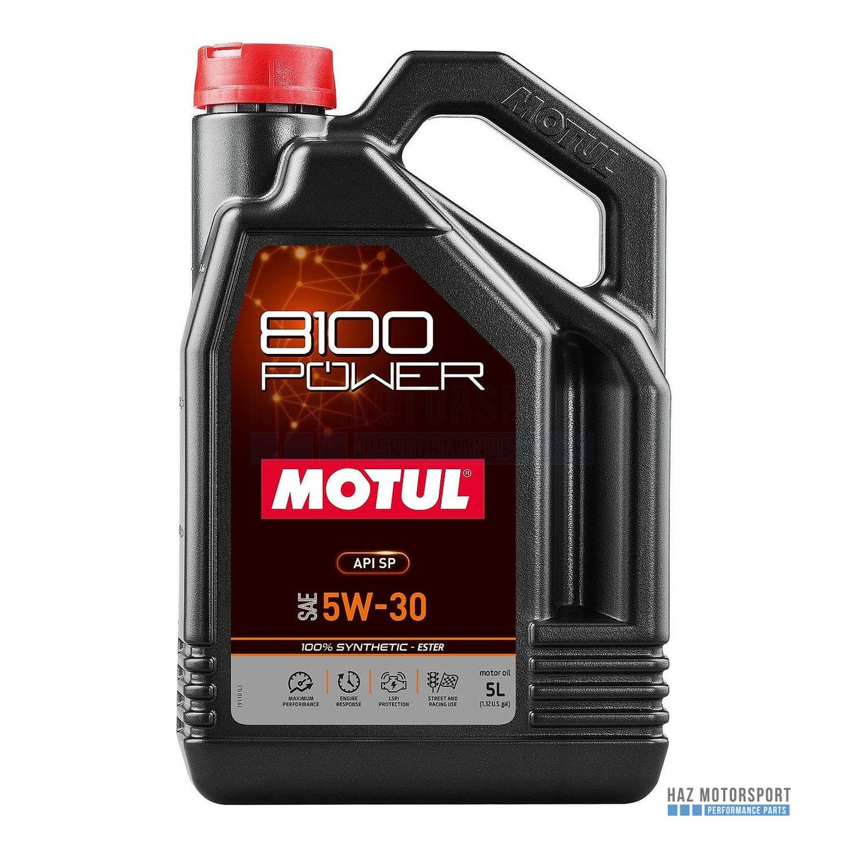 5L MOTUL 8100 POWER 5W-30 Ester Synthetic Engine Oil Performance Petrol Diesel
