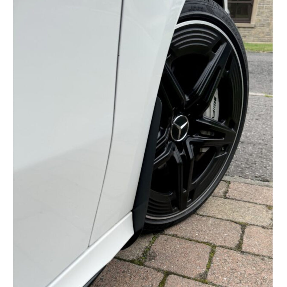 AP Design Carbon Front Mud Flaps/Arch Guards For Mercedes A35 A45 A45S AMG W177