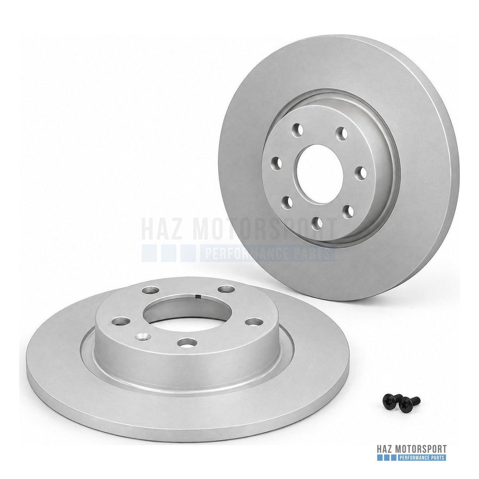 Ferodo Coated Rear Brake Discs Pair 264mm - Vauxhall Corsa E VXR, Corsa D VXR
