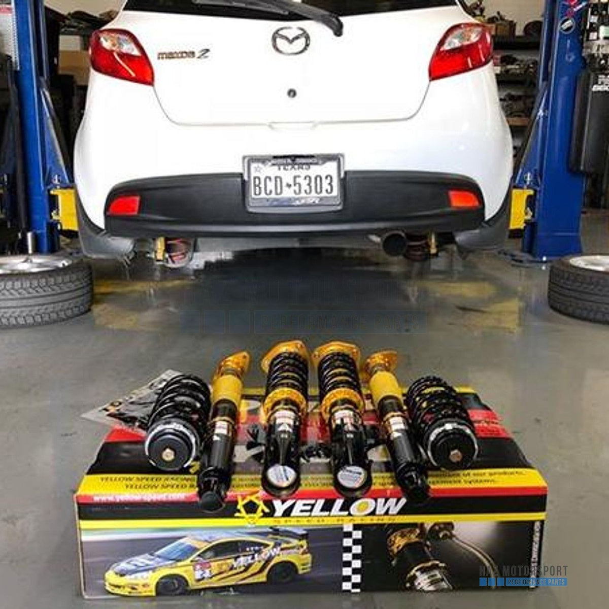 YSR Dynamic Pro Sport Coilovers - for Mazda 2 DE 08-13 (YS01-MZ-DPS005)