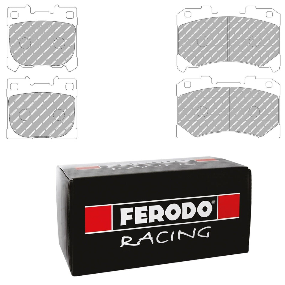 Ferodo Racing DS2500 Front And Rear Brake Pads For Toyota Yaris GR 1.6 Turbo 4WD