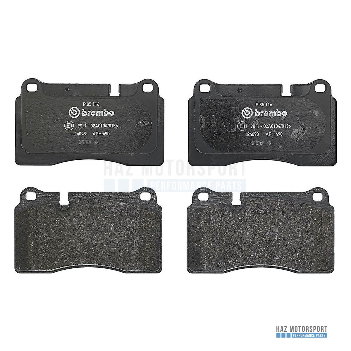 Brembo Prime Front Brake Pads For VW Touareg 7L 7P (330mm Disc, PR 1LC / 1LE) P85116
