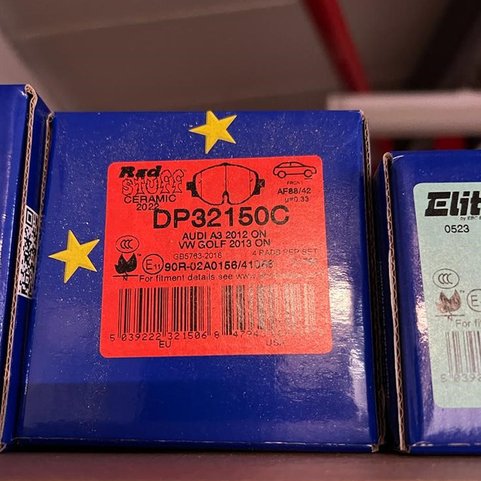 EBC Front Redstuff Brake Pads VW Golf Mk7 GTI/GTD Audi Skoda Passat 2.0TSI/TDI