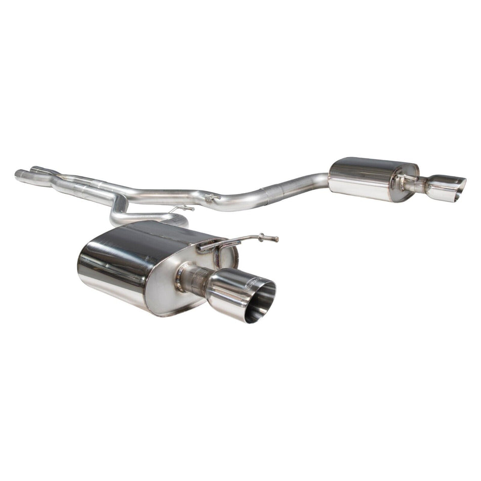 Ford Mustang 5.0 V8 GT 15-17 2.75" Non-Res Catback Exhaust Polished Daytona Tip