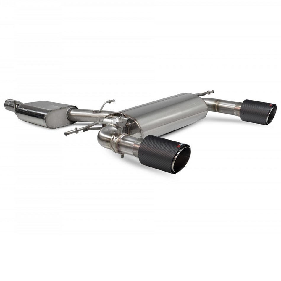 Scorpion Resonated cat-back Valved Exhaust + Carbon Tips Audi TT 8S 2.0T Non-GPF