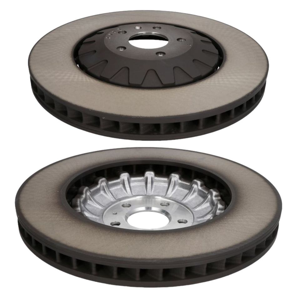 SHW Front Brake Discs X2 Pair For Audi A6 Quattro A8 Quattro S6 S7 TDI S8 400mm