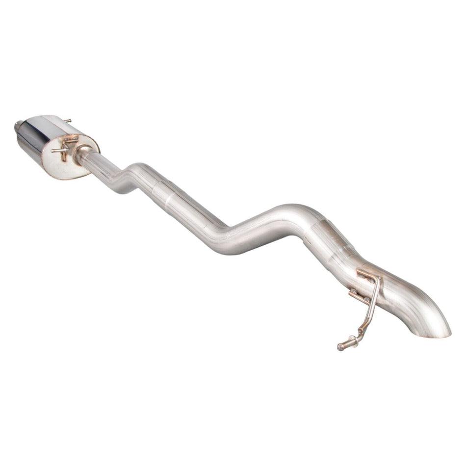 Scorpion Resonated cat/DPF-back Exhaust Silver Hidden Tips VW Transporter T5 T6