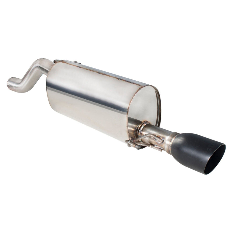 Corsa D 1.4T Black Edition 2.5" Rear Exhaust Silencer Black Ceramic Daytona Tip