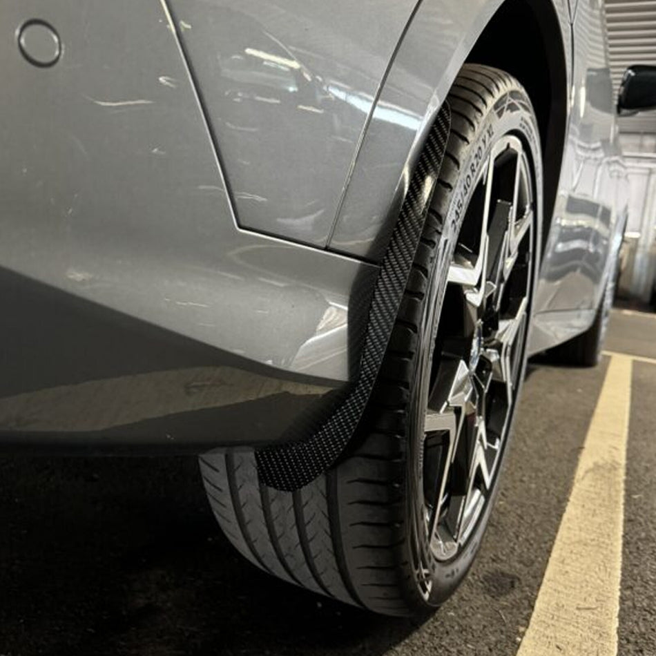 AP Design Gloss Carbon Rear Only Mud Flap/Arch Guards Kit For BMW X2/iX2 U10