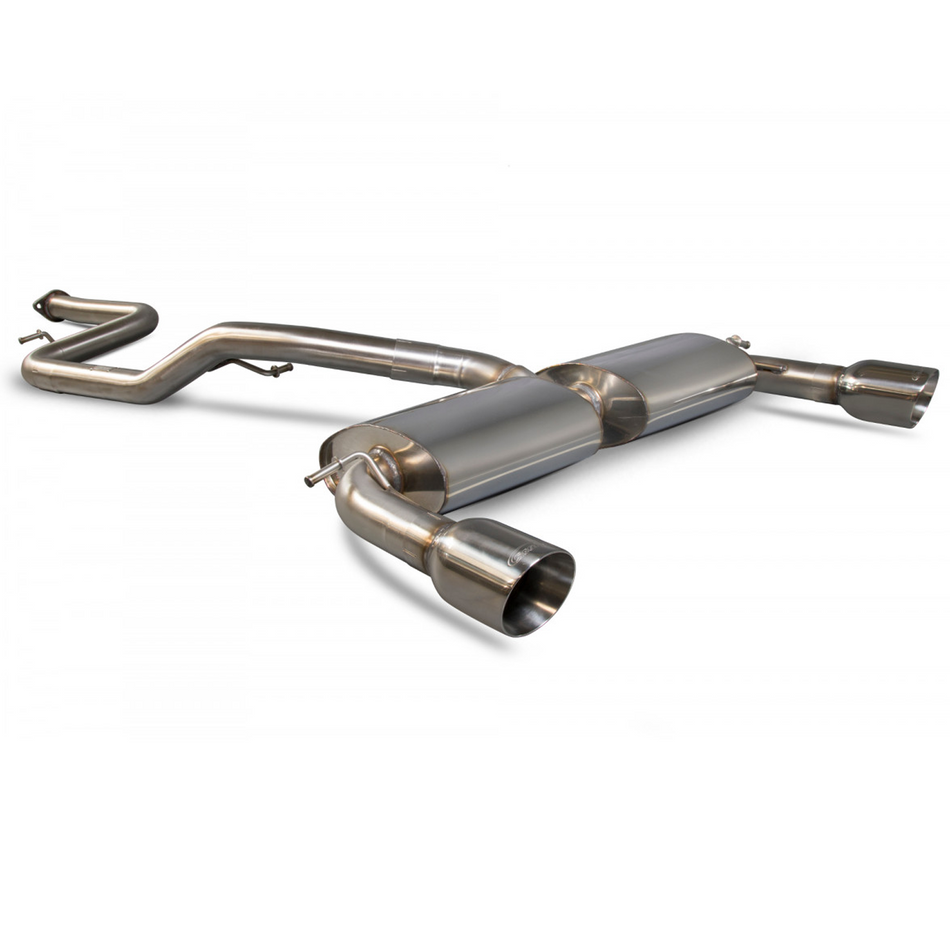 Ford Focus Mk2 ST225 2.5T 06-11 Scorpion 2.5" 2.5" Non-Res Catback Exhaust