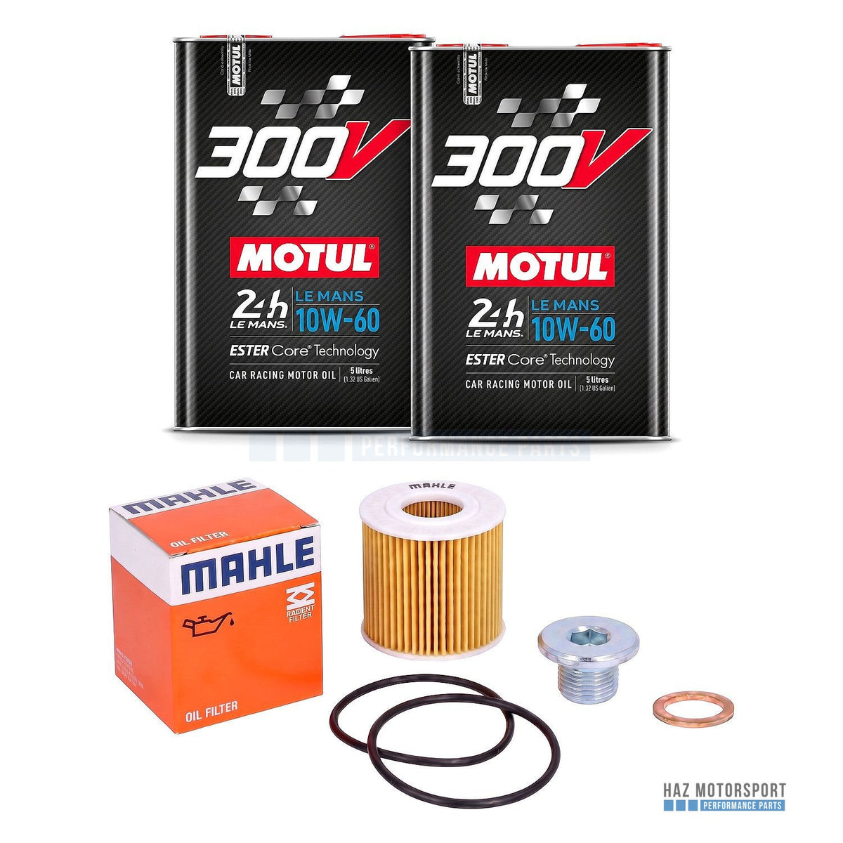 BMW E60 M5 E63 M6 S85 Oil Service Kit Filter Sump Plug 10L Motul 300V 10W-60