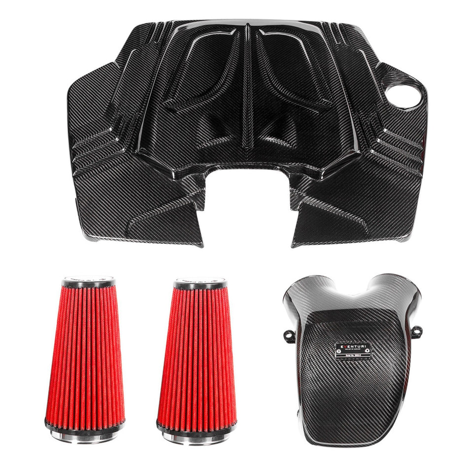 Eventuri Black Carbon Intake Kit System For Porsche Cayenne 3.0 EA839T V6 Turbo