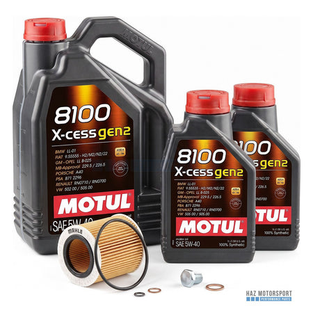 BMW S55 M3 F80 M4 F82 M2 Oil Service Kit Filter Sump Plug 7L Engine Oil