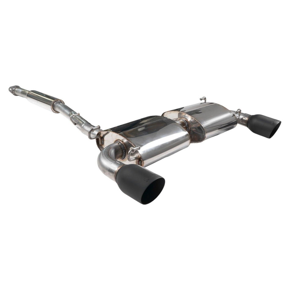 Subaru GT86/Scion Fr-S 2.5" Non-Res Catback Exhaust Black Ceramic Daytona Tip