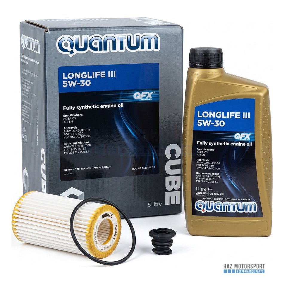 VW Golf 7 GTI R Audi S3 8V Oil Service Kit Filter Sump Plug 6L Engine Oil