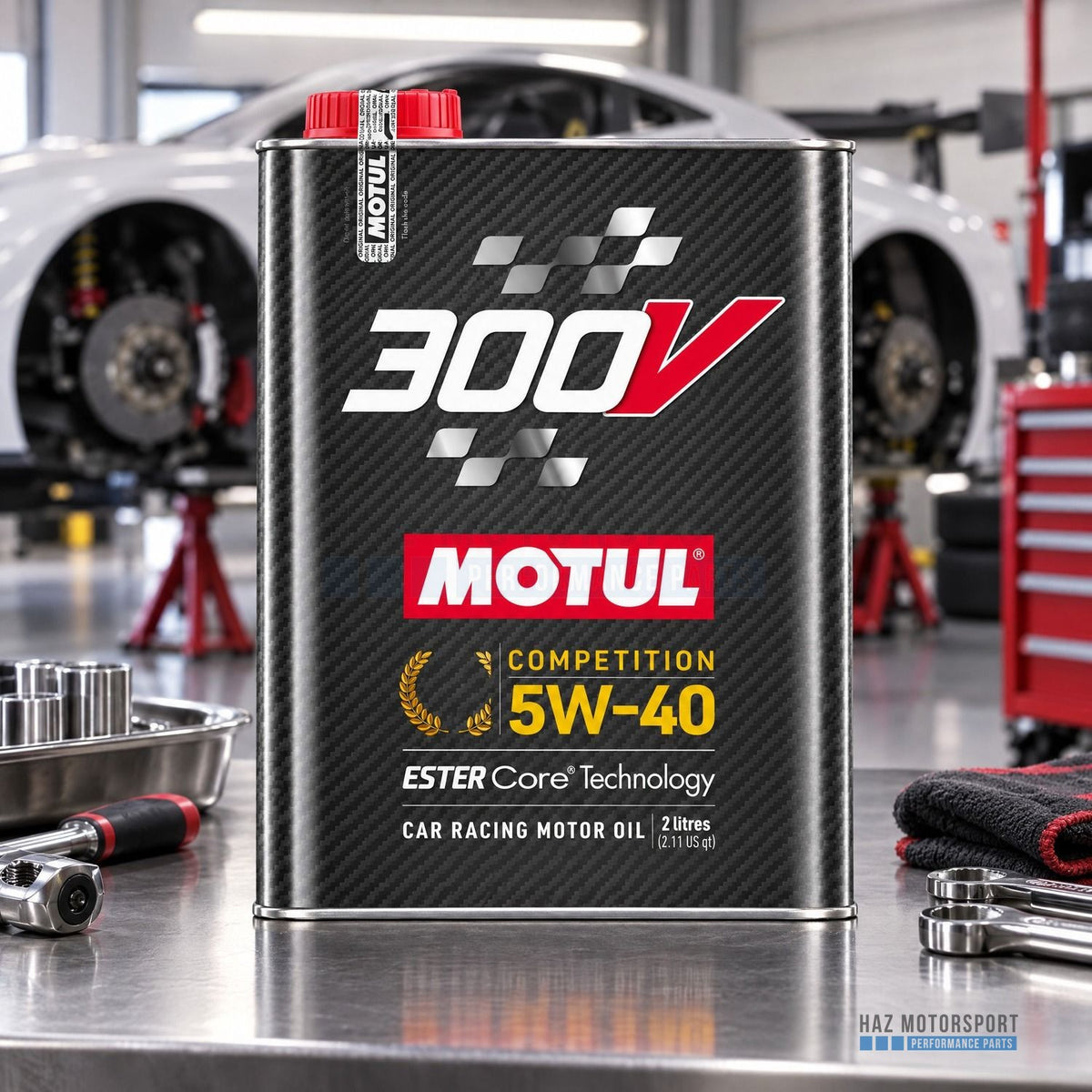 2L Motul 300V Competition 5w40 Engine Oil For VW/Audi Mercedes BMW Porsche E85