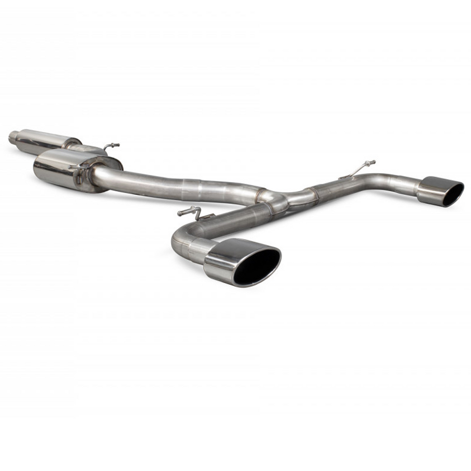 Seat 14-17 Scorpion 3" Resonated Catback Exhaust System Polished Evo Tip