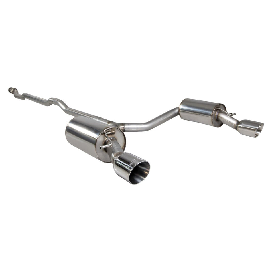 Scorpion Non-Res cat-back Exhaust Silver Daytona Tips Mini Cooper S Clubman R55