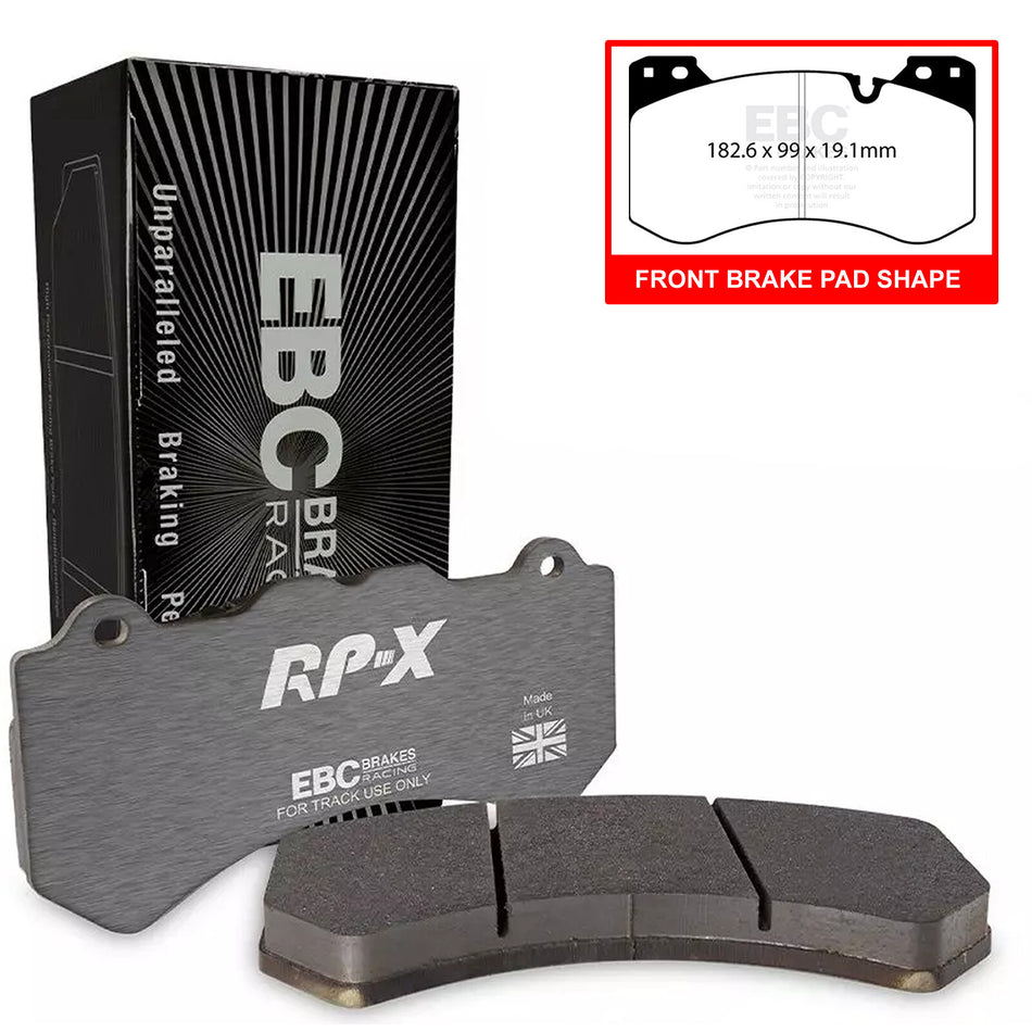 BMW G80 M3 Front Brake Pads Set EBC Racing RP-X Track and Race Brake Pads