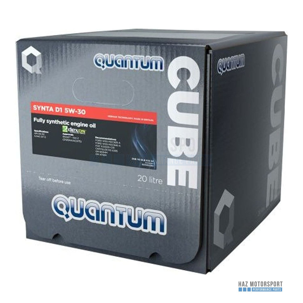 Quantum Synta D1 5W-30 Fully Synthetic Engine Oil 20L API SN Plus RC
