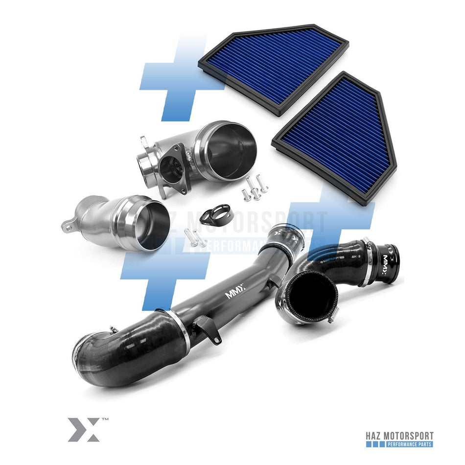 MMX Ultimate Intake Solution (Turbo Elbows, Intake Pipes, Panel Filters) - BMW M2 M3 M4 G8x S58