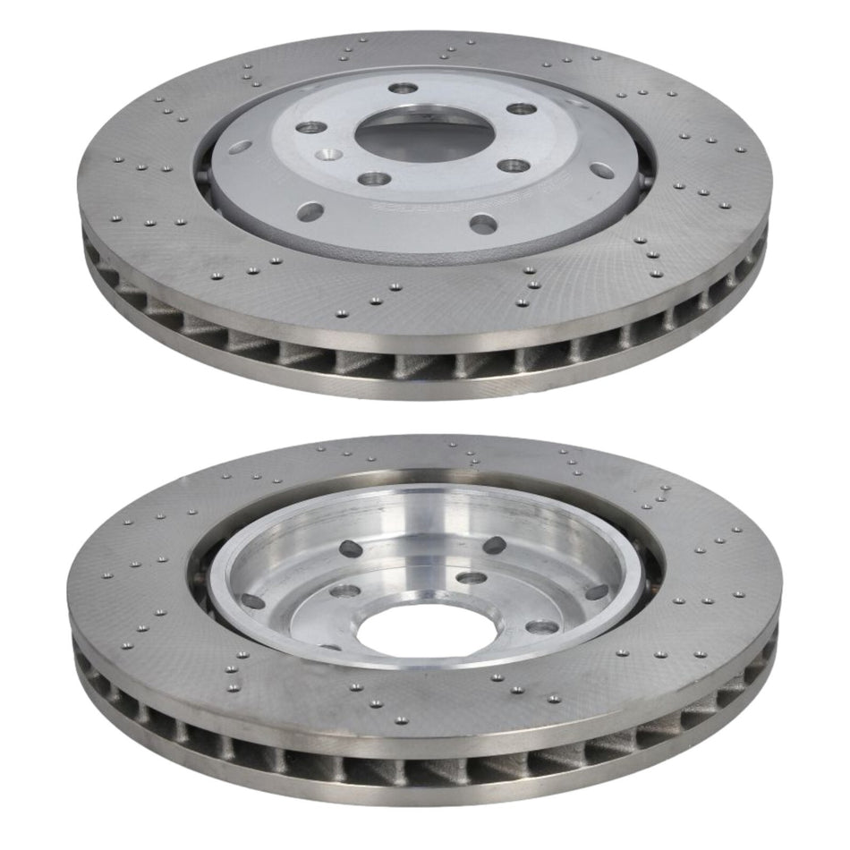 For Lamborghini Gallardo Rear Drilled 335mm Brake Discs SHW 5.0 5.2 LP550 LP560