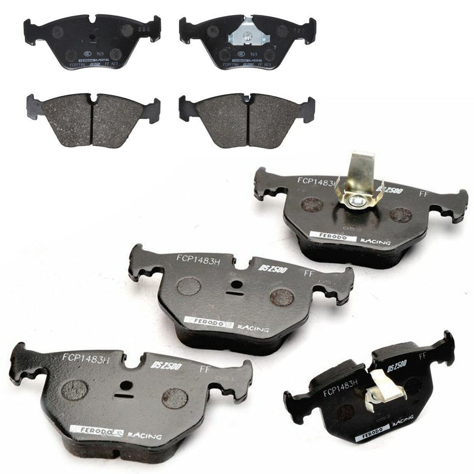 Ferodo Racing DS2500 Front & Rear Brake Pads Set For BMW E46 M3 FCP779H FCP1483H