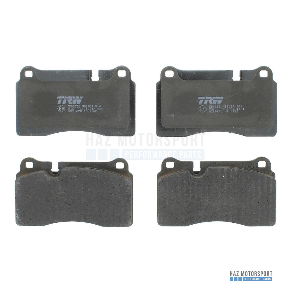 TRW Front Brake Pads For VW Touareg 7L 7P (330mm Brembo Caliper, PR 1LC / 1LE) GDB1670