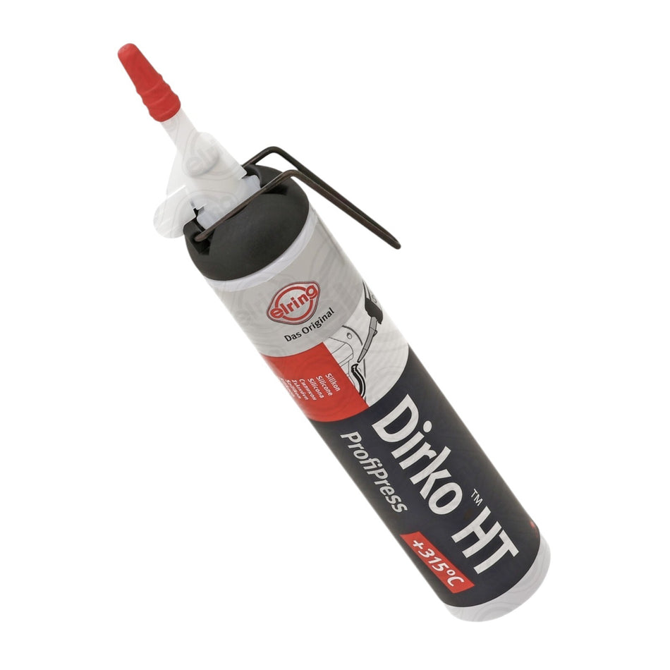 Dirko HT Silicone Gasket Sealant Oil Sump Rocker Cover Timing Black 200ml 315Â°C