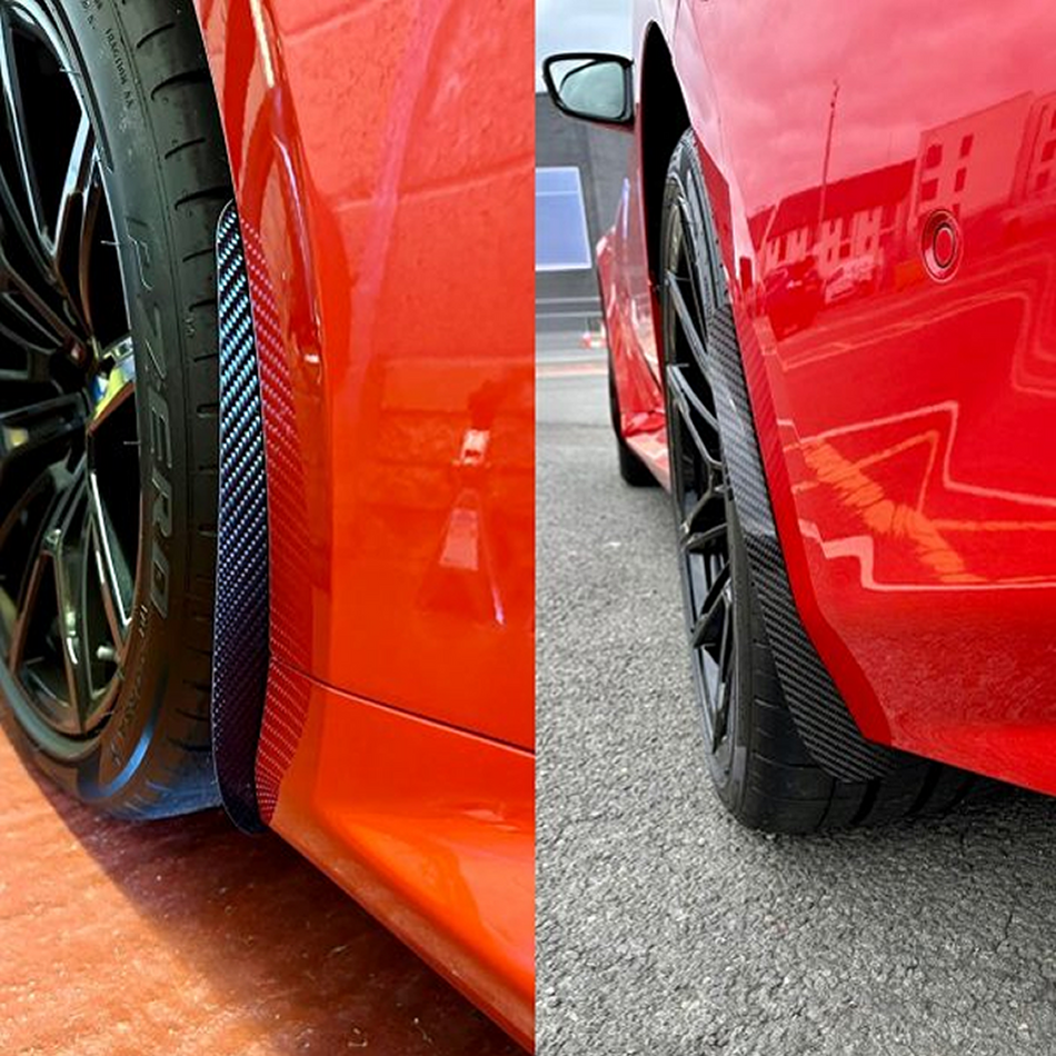 BMW M2 G87 Carbon Front+Rear Arch Guards/Mudflaps + Pop Rivet Gun AP Design 23-