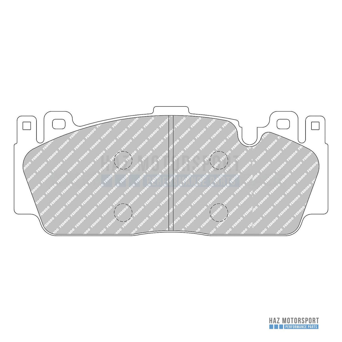 Ferodo Racing DS2500 Front Brake Pads - BMW 2NH Caliper - M2 F87 (inc. Competition & CS), M5 F10, M6 F06 F12 F13