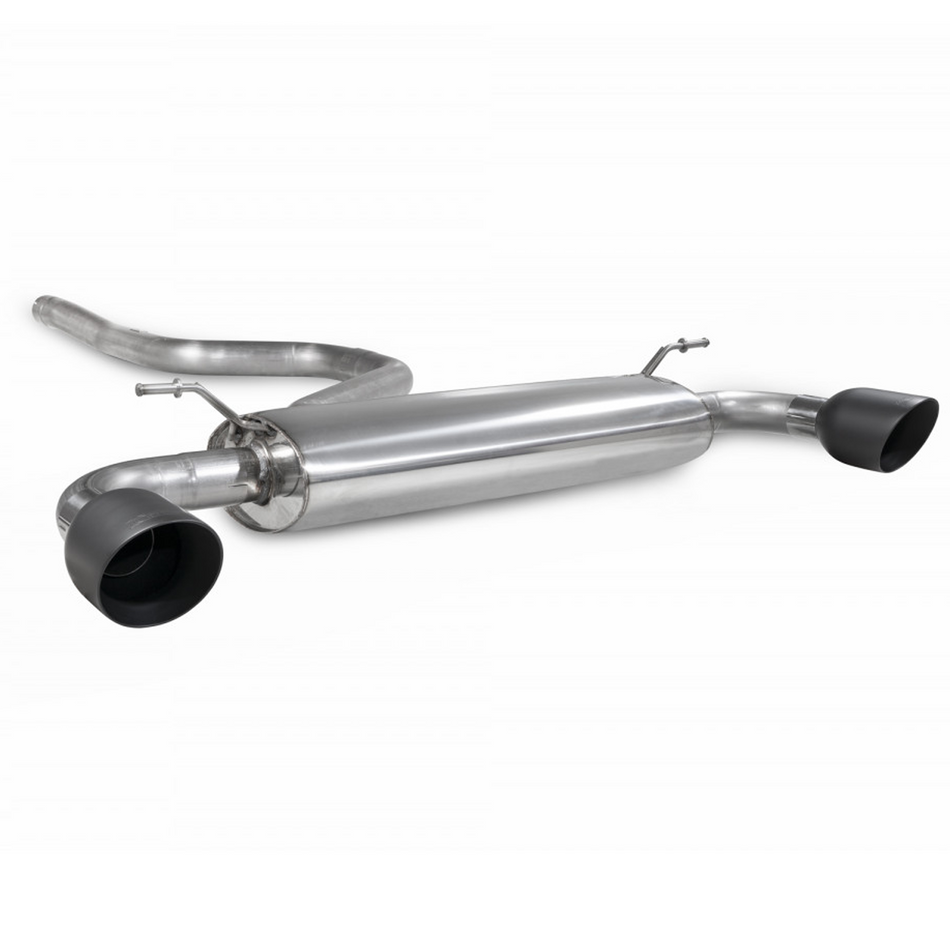 Scorpion 3" GPF-Back Exhaust system + Black Daytona Tips Ford Ford Focus ST Mk4