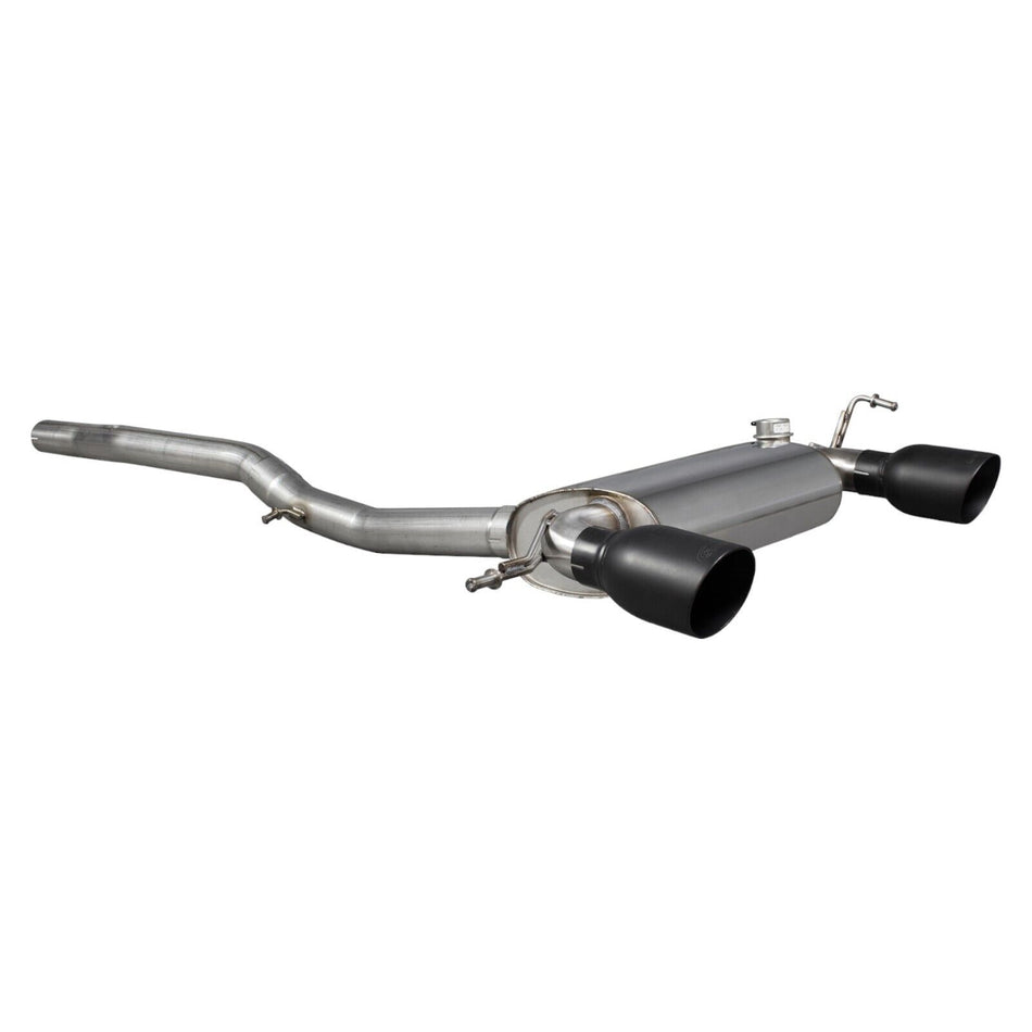 Audi TT Mk1 3.2 V6 99-06 2.75" Non-Res Catback Exhaust Black Ceramic Daytona Tip