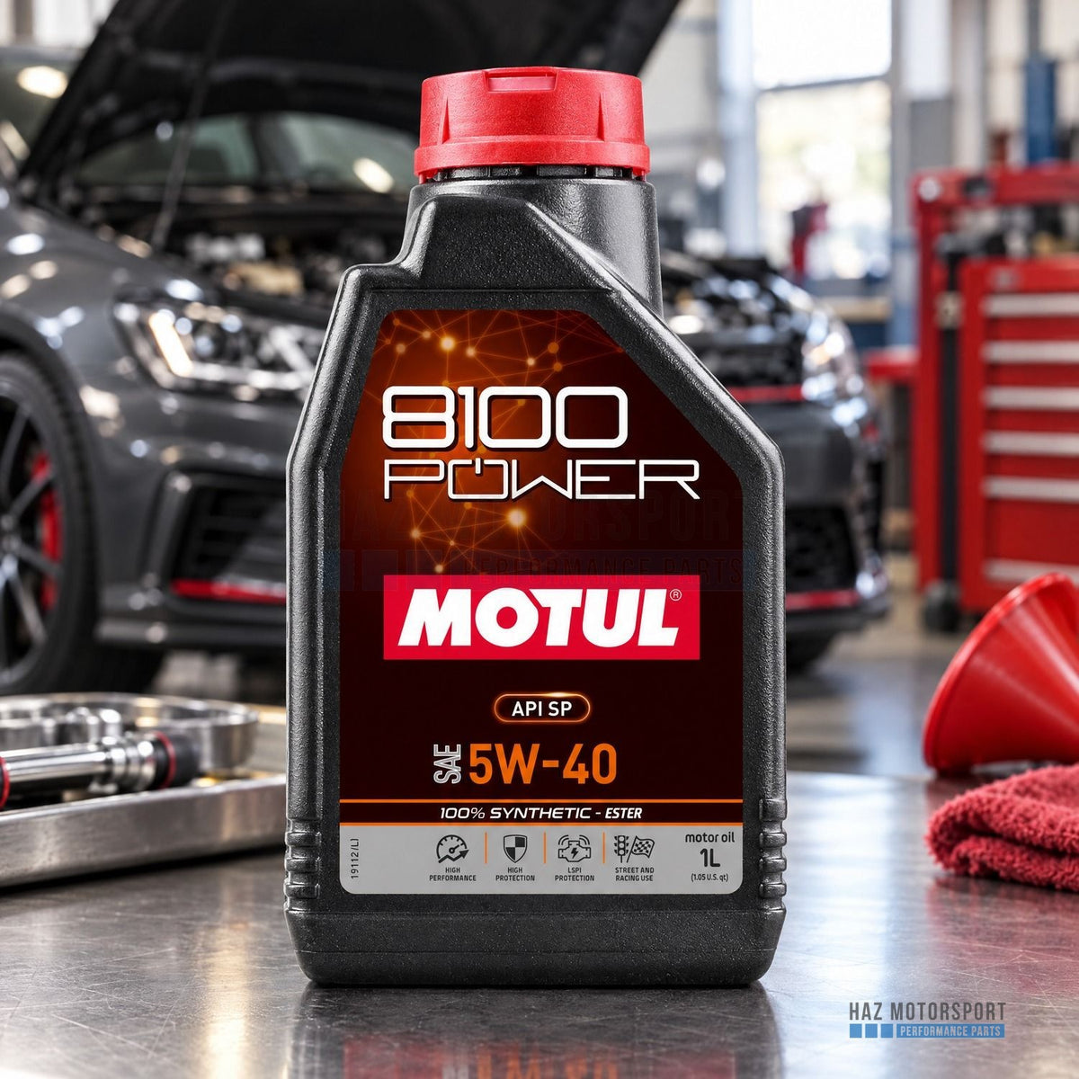 1L MOTUL 8100 POWER 5W-40 Engine Oil For VW/Audi Mercedes BMW Performance E85