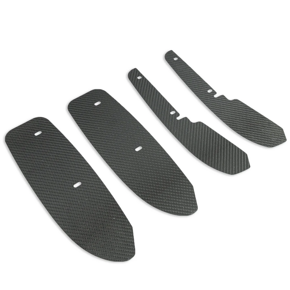 AP Design Gloss Carbon Front/Rear Mud Flap/Arch Guards Kit BMW 3 Series G20 G21
