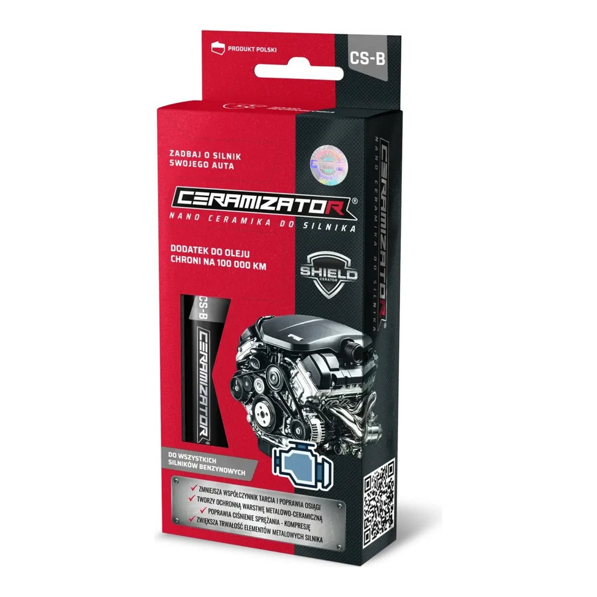 Ceramizator CS Engine Oil Additive - Nano-Ceramic Engine Treatment (Petrol CS-B / Diesel CS-D) - Petrol (CS-B)