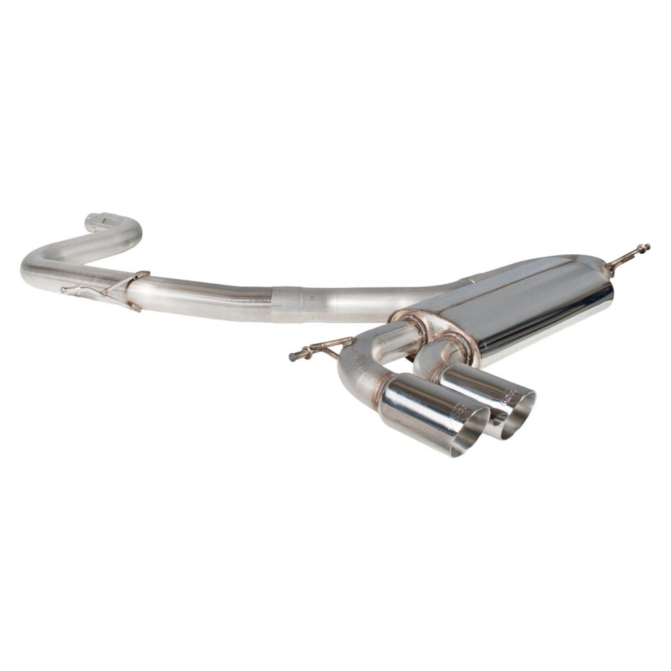 VW Golf Mk5 GTI/Edition30 04-09 3" Non-Res Catback Exhaust Polished Daytona Tip