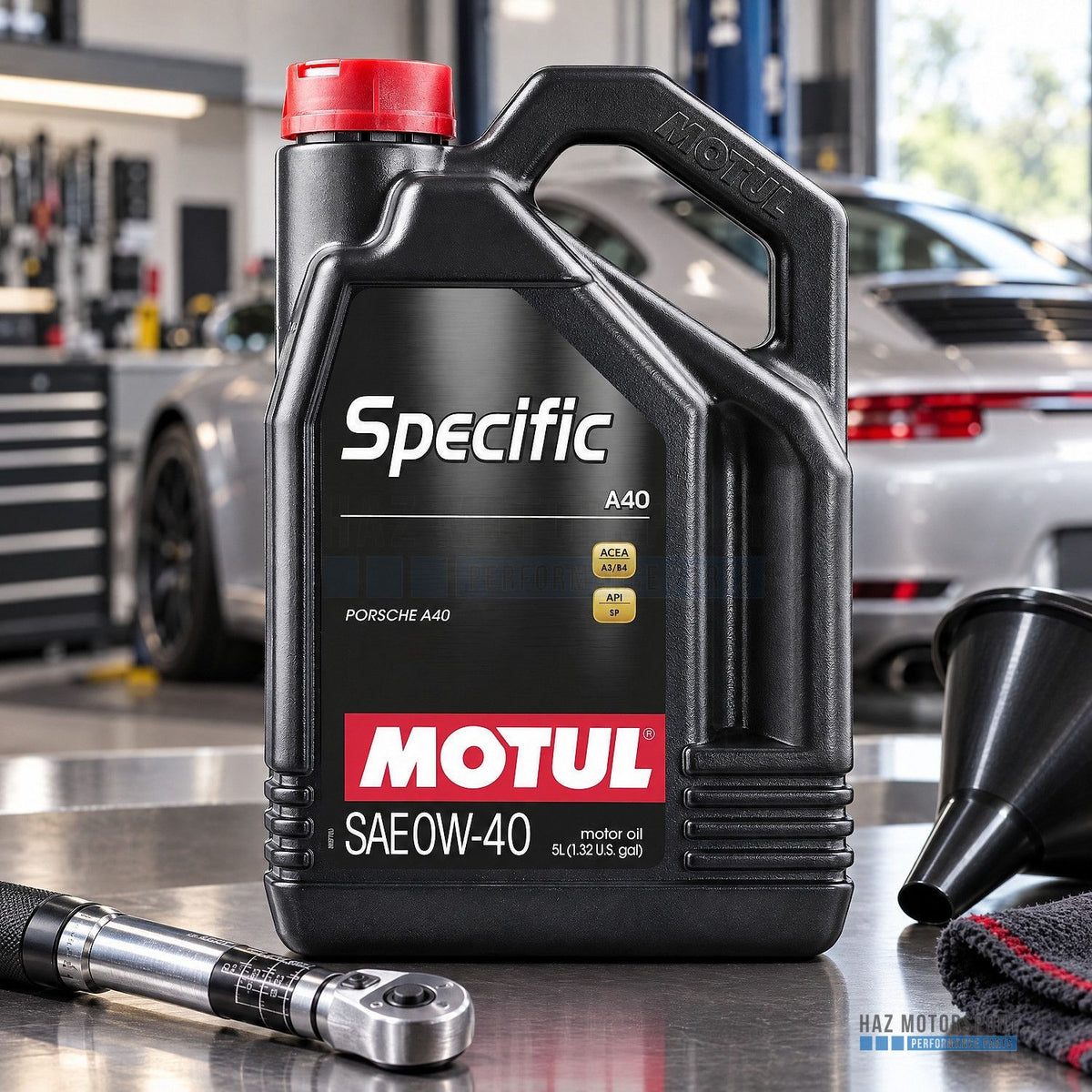 5L MOTUL SPECIFIC A40 0W-40 Fully Synthetic Engine Oil For Porsche A40 Approved