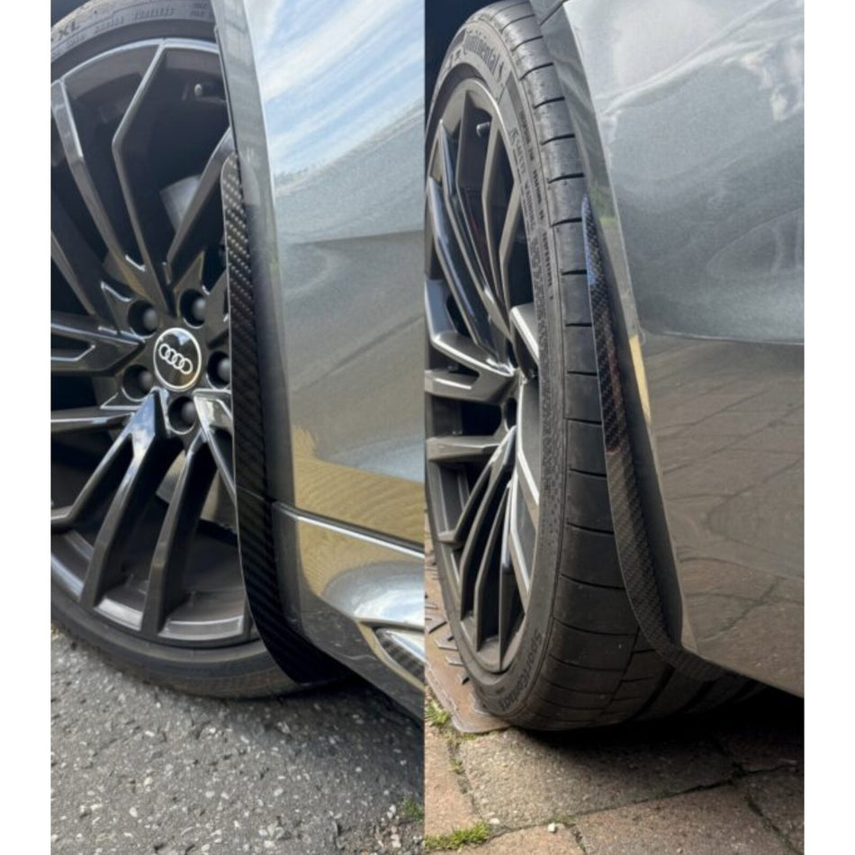 AP Design Front & Rear Carbon Fibre Arch Guards/Mudflaps for Audi RS4 B9/B9.5