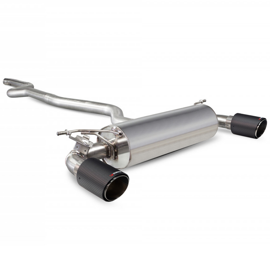 Scorpion Non-res cat-back Valved Exhaust system + Carbon Tips BMW M240i F22 F23